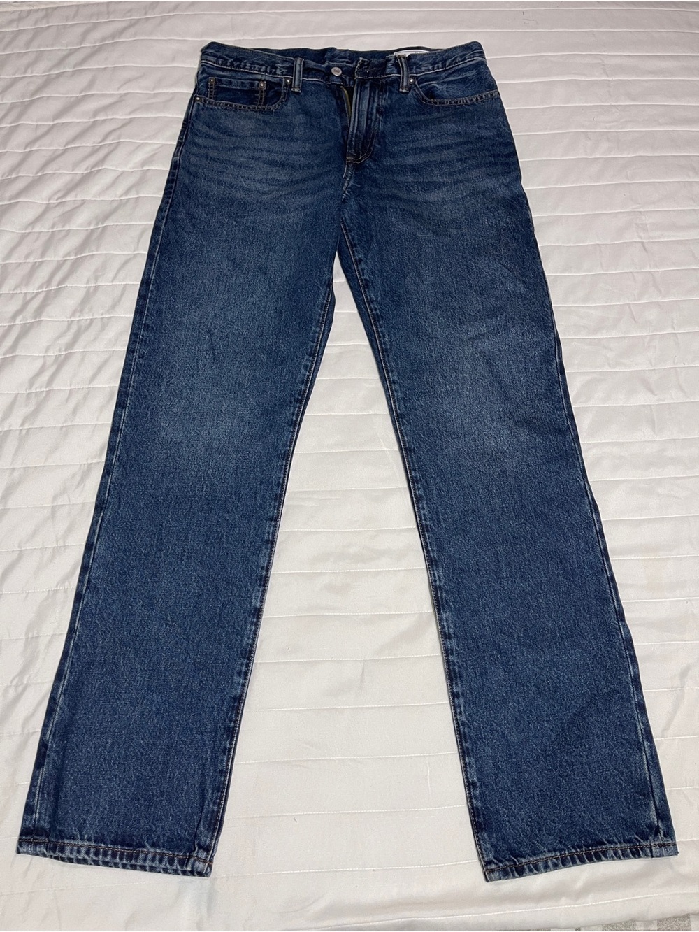GAP Straight-Leg Men's Jeans in Dark Indigo